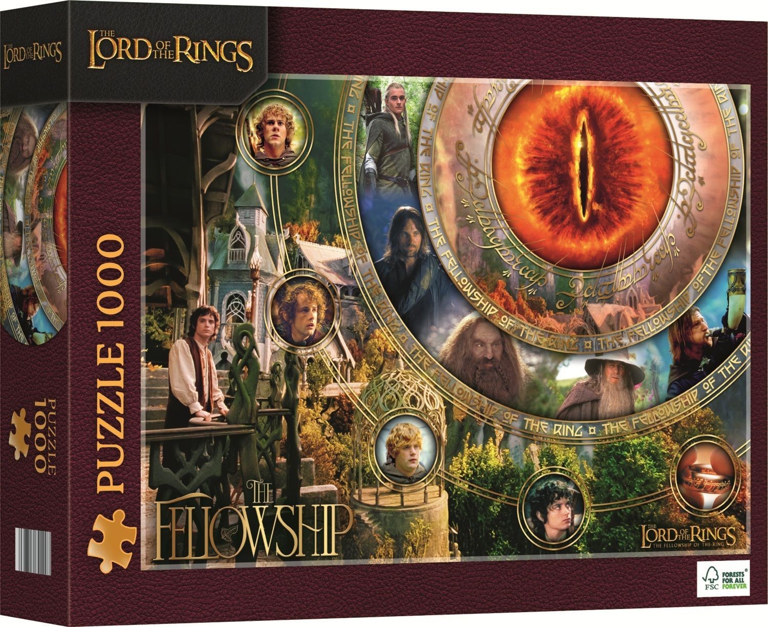 NUEVO TREFL Rompecabezas 1000 Piezas Calidad Premium El Señor de los Anillos 12+