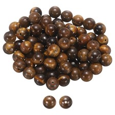 100pcs Tiger Eye Yellow Natural Stone Beads 10mm Round Loose Bead