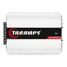 Taramps DS 800X4 1 Ohm 800W RMS Full Range 4-Channel Car Audio Amplifier
