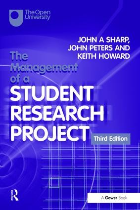 Management of a Student Research Project - 3rd Edition
