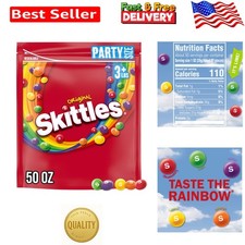 Summer Chewy Candy - 50 Oz Bulk Bag with Assorted Flavors for Parties