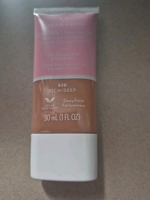  Covergirl Clean Fresh Skin Milk Nourishing Foundation 610 Rich/Deep