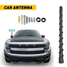 Universal Car AM FM Radio Antenna Internal Mount WindScreen Amplified Aerial 7"