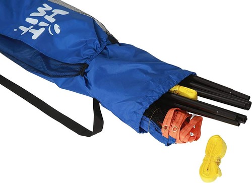 HIT MIT Set Rete da Badminton Portatile Regolabile - Perfetto per Gioco Multisport - Foto 10 di 11