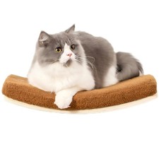 COOLEX Curved Cat Wall Shelves and Perches, Floating Cat Wall Bed Furniture w...