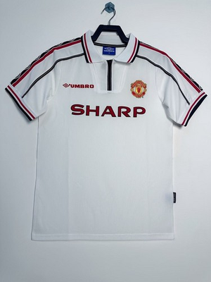#ad Manchester United Away Jersey 98 99 Retro Jersey $89.99