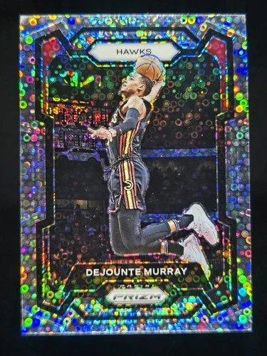 2023-24 Panini Prizm #112 Dejounte Murray Prizms Fast Break Atlanta Hawks