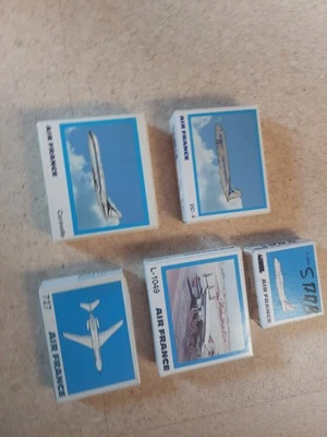 Flugzeug Metal Diecast Herpa Schabak 1 : 600 - 5 x Air France - Bild 1 von 2