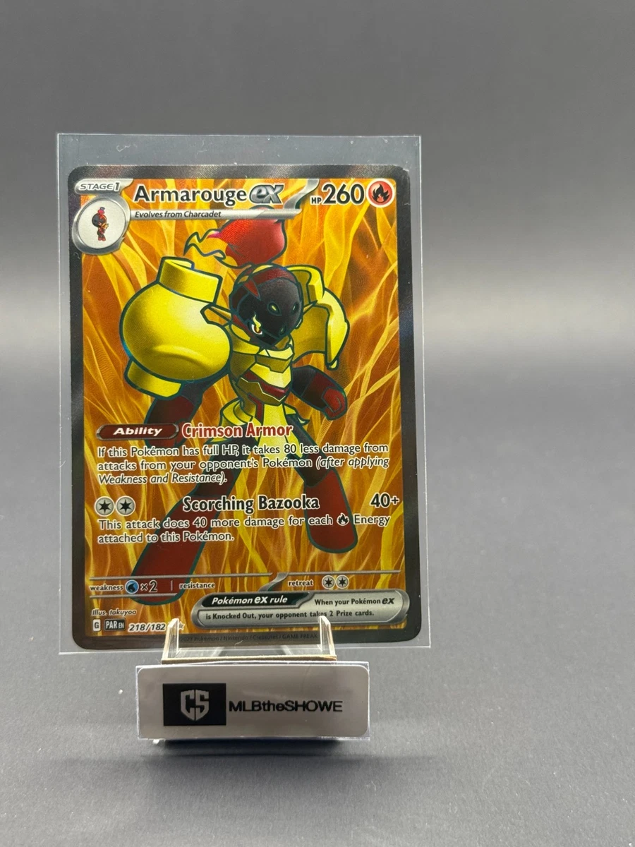 Armarouge ex Pokemon Paradox Rift 218/182 Near Mint | eBay