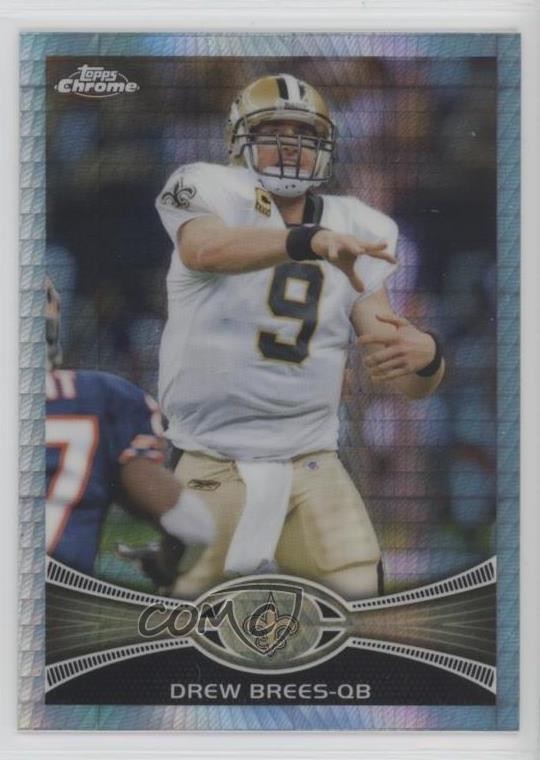 2012 Topps Chrome Prism Refractor 135/216 Drew Brees #100 6m1