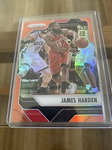 2016-17 Panini Prizm Orange Prizm /49 James Harden #221