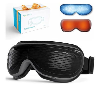 #ad #ad Alljoy Eye Massager AJR EM2402 – White Hot Cold Compress Pressure Music Face $57.99