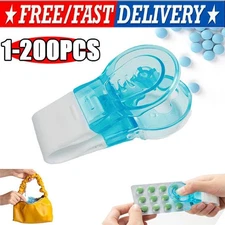 1-500Pcs Portable Pill Taker Anti Pollution Medicine Popper Tablet Dispenser