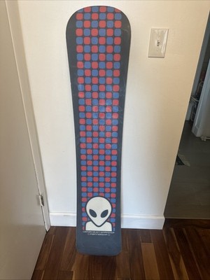 Rare Vintage Lamar Alien Workshop Partnership Snowboard 147cm Collectible Used