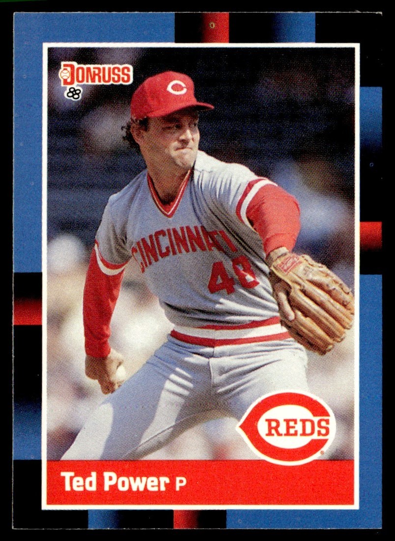 1988 Donruss Ted Power Cincinnati Reds #142