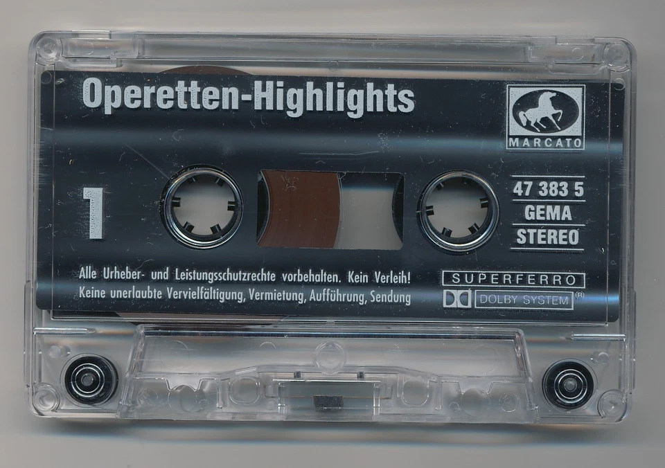 Operetten-Highlights Combi MC Eine Nacht in Venedig Maske in Blau Csardasfürstin - Bild 3 von 3