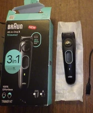 Braun All-in-One Style Kit Series 3 3430, 3-in-1 Trimmer Men w/ Beard Trim