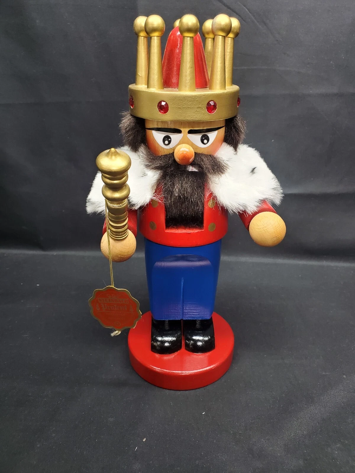Original Steinbach "Chubby Proud King" S134 German Nutcracker 12"