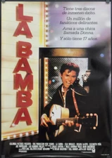 LA BAMBA 1987 ORIGINAL 27X40 (SPANISH) MOVIE POSTER ESAI MORALES ROSANNA DESOTO