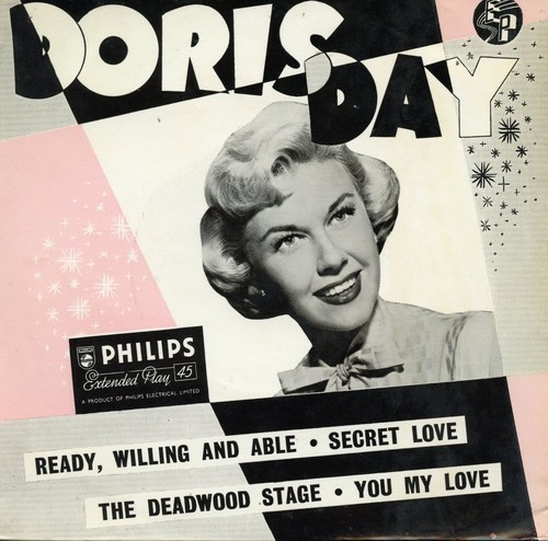 DORIS DAY / Secret Love - You My Love PHILIPS 429.047BE Pres England 1954 EP VG+ - Picture 2 of 5