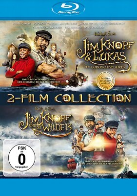 Jim Knopf 1+2 / Lukas der Lokomotivführer + und die Wilde 13 # 2-BLU-RAY-NEU