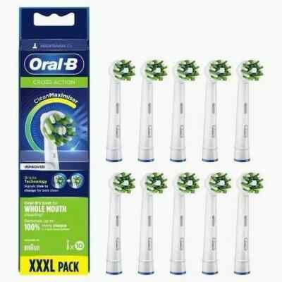 Oral-B Cross Action Electric Toothbrush Head Pack of 10