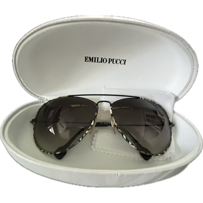 Emilio Pucci Aviator Sunglasses W/Case | eBay