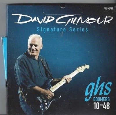GHS GB-DGF DAVID GILMOUR SIGNATURE SERIES BOOMERS ELECTRIC GUITAR STRINGS 10-48