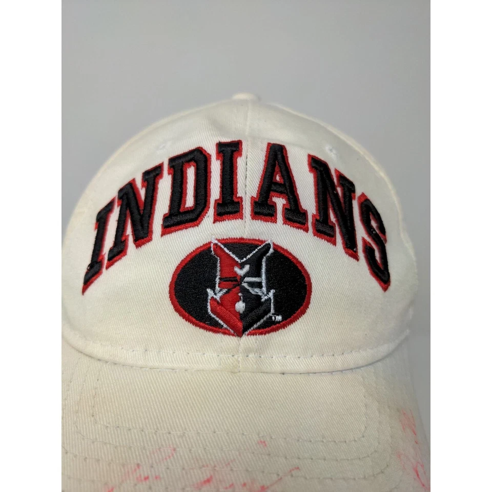 MLB Indianapolis Indians Snapback Hat Embroidered Cream Autographed SEE DESC - Image 4 of 4