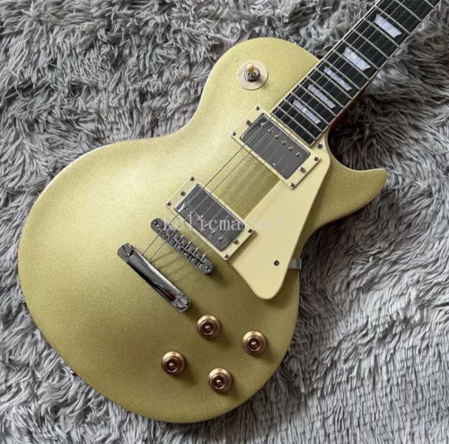 Ultra Light Aged Electric Guitar 1959 lp Gold Top Mahogany Body Chrome Hardware