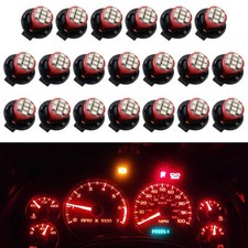 20x T10 194 Led Bulbs For Instrument Gauge Cluster Dash Light 194 2825 Sockets
