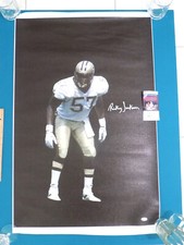 RICKEY JACKSON HOF Signed Autograph Auto 37x23.7