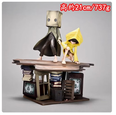 Anime Little Nightmare 2 Mono Action Figure Desktop Model Collection Halloween
