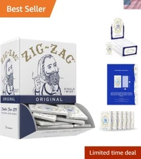 Zig Zag Original White Rolling Papers - 70mm, 48 Booklets 32 Sheets Each - Pr...