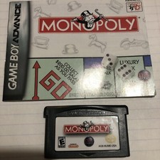 Monopoly (Nintendo Game Boy Advance) Cartridge and Booklet Only Tested