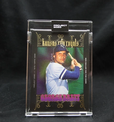 George Brett 271 2020 Topps Project 2020 by Ben Baller PR: 4,245 (w/Box)
