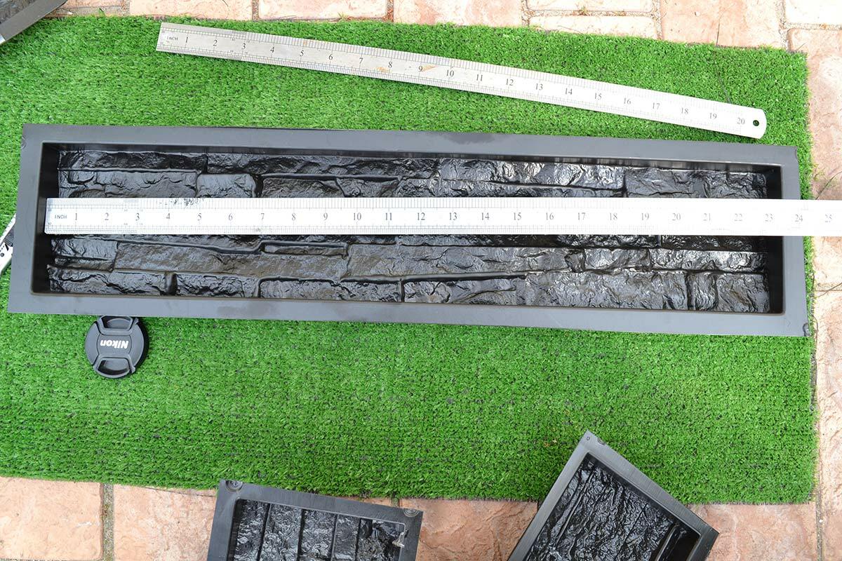 Stampo In Calcestruzzo Muro Pietra Gesso Cemento Piastrelle Decor - Foto 7