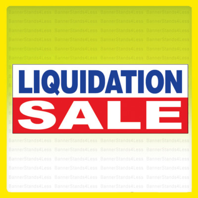 LIQUIDATION SALE - Vinyl Banner Auto Sign 3x10 ft - wb | eBay