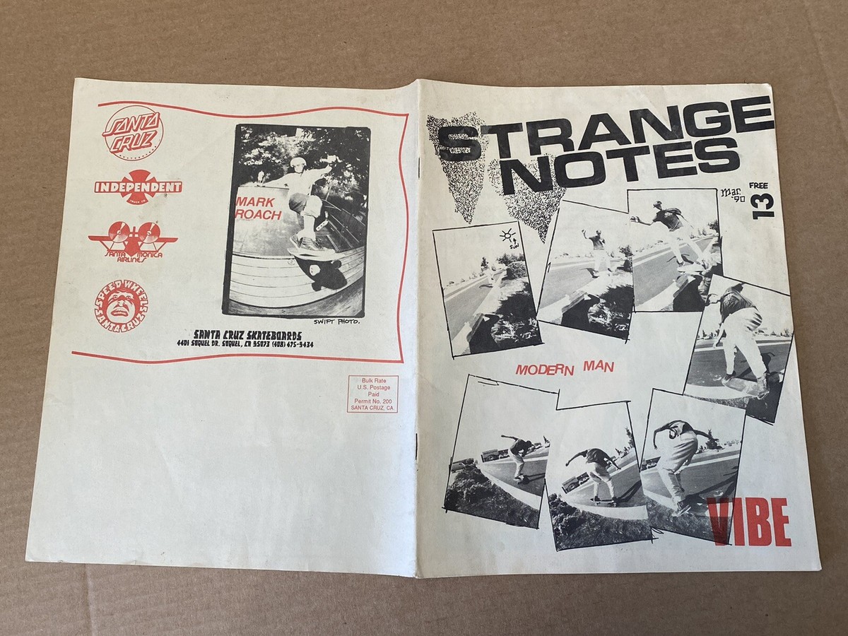 貴重マグSTRANGE NOTES SANTA CRUZ #15 1990mag s-l400.jpg