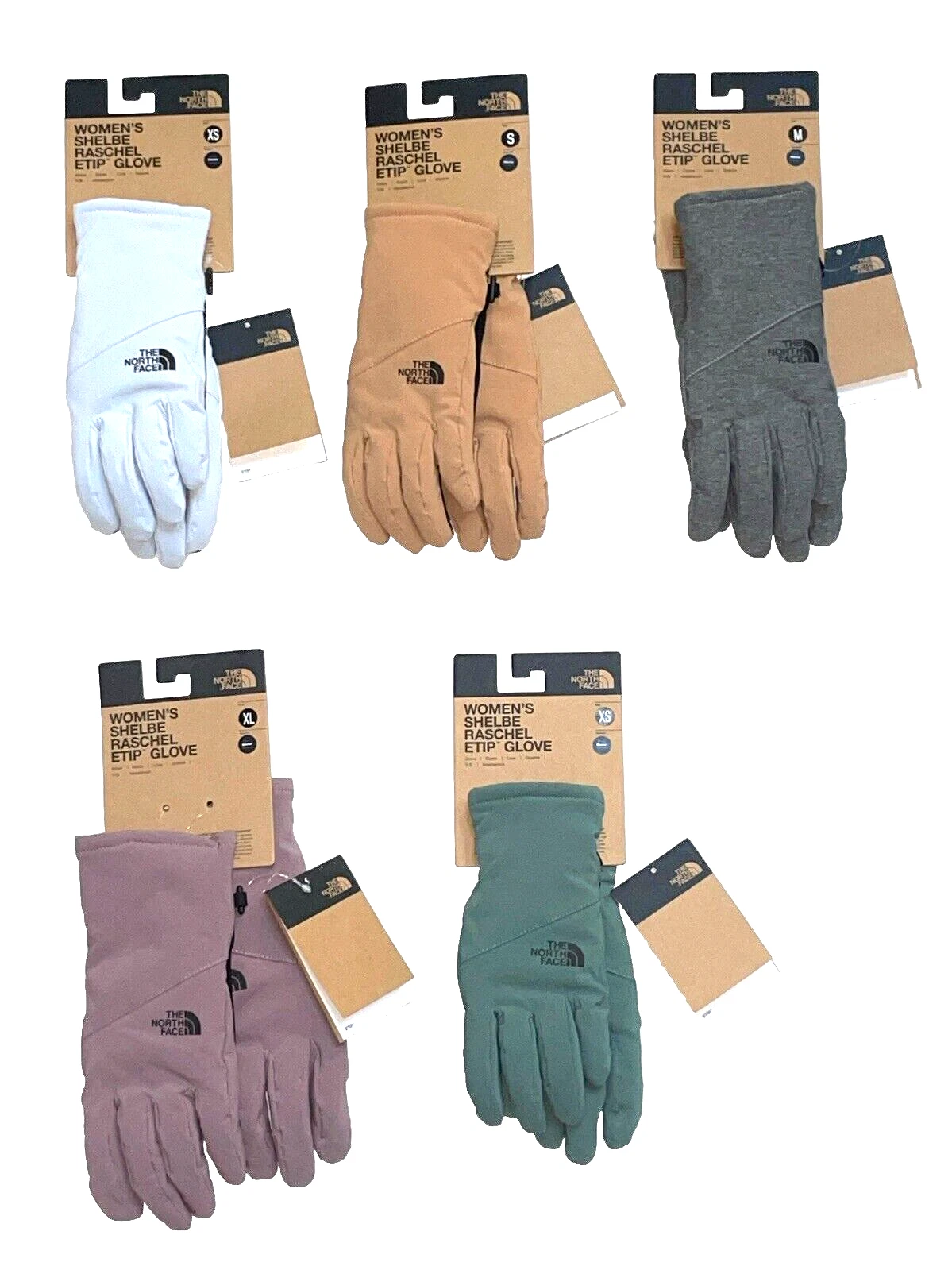 The North Face Women's Shelbe Raschel Etip Gloves, Touchscreen; Sizes XS-XL