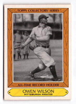 1985 Topps Woolworth All Time Record Holders Owen Wilson 41 Pittsburgh Pirates