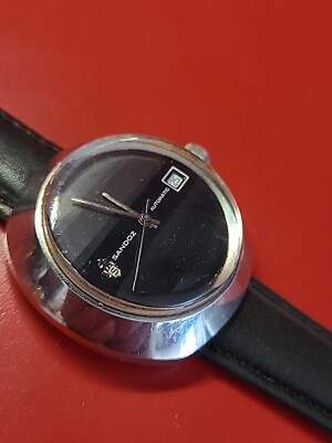 Schöne Herrenuhr SANDOZ Stahl Läuft Automatic Watch Vintage Swiss Made