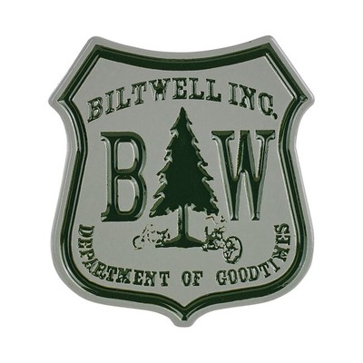 Brosche Emaille BILTWELL Good Times Grün/Grau