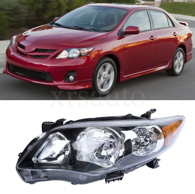 Headlight For 2011-2013 Toyota Corolla S XRS Driver Side Headlamp