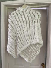 Stefanel White Rabbit Poncho