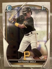 2023 Bowman Chrome Raymond Mola 1st Bowman Base RC #BCP-198 Pirates