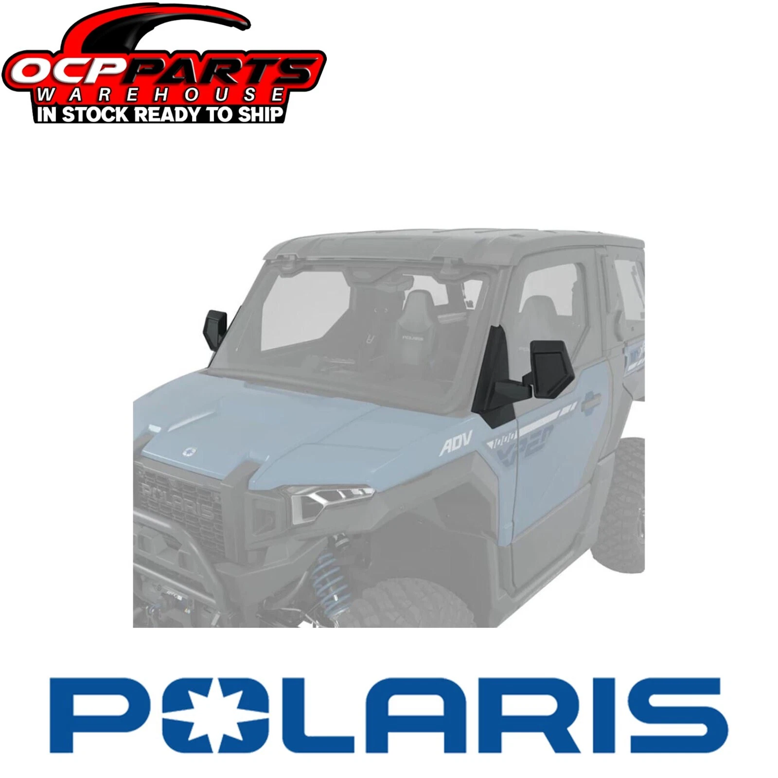 POLARIS ADJUSTABLE FOLDING SIDE MIRRORS 2024-2026 XPEDITION ADV XP OEM 2884491