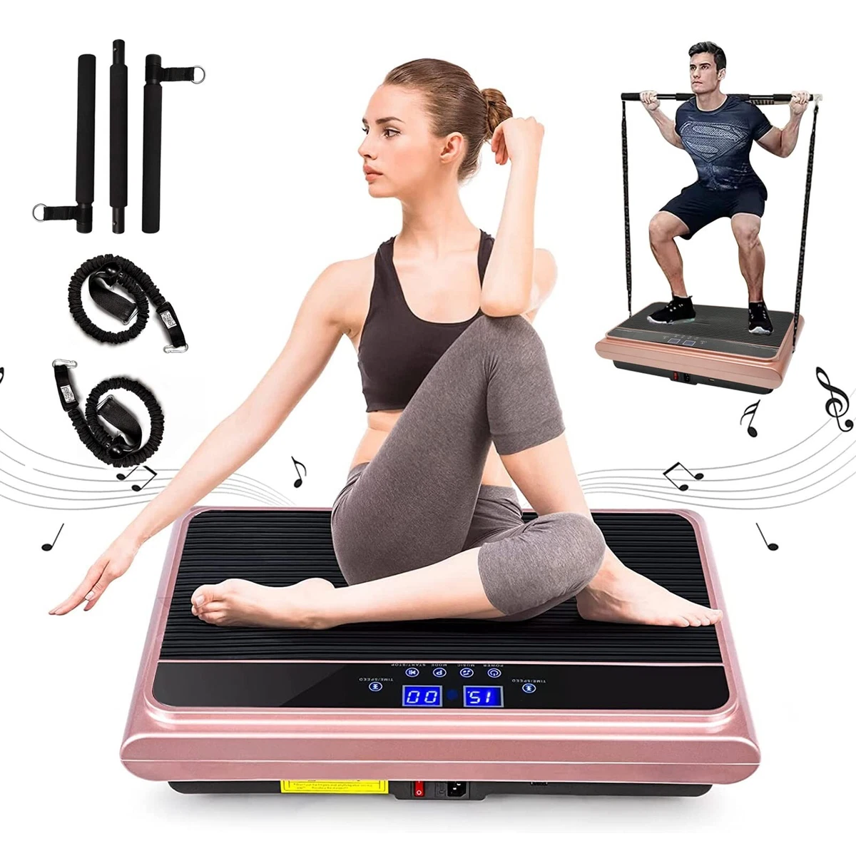 Natini Vibration Plate Exercise Machine Whole Body Vibration