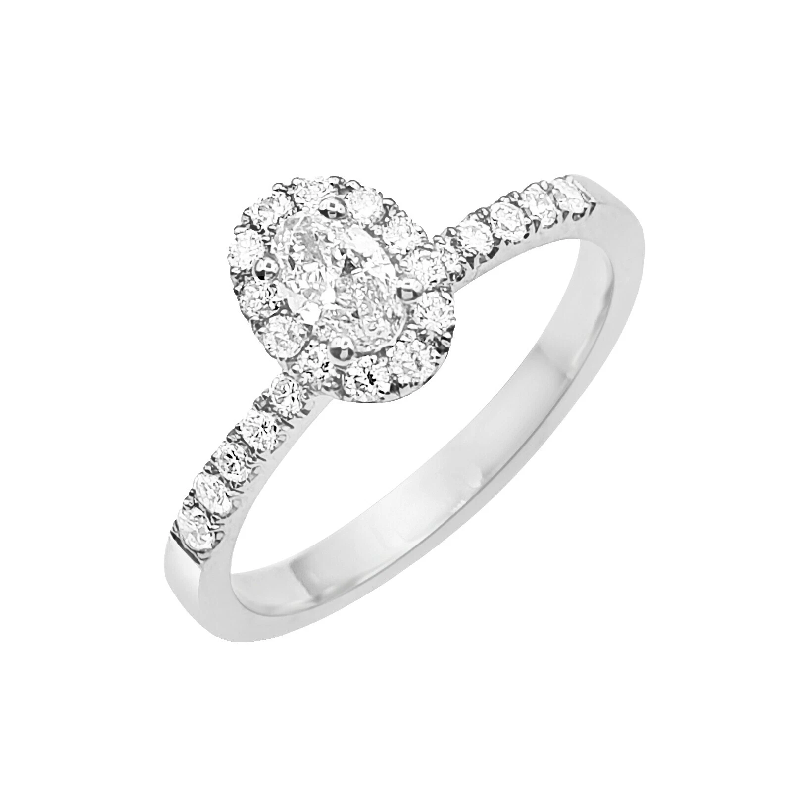 Anéis de ouro branco de Banda feitos à mão