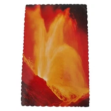 Postcard Kilauea Iki Volcano Lava 1959 Hawaii Chrome Posted